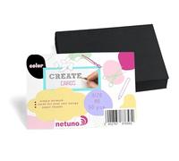 Netuno 50 hojas de cartulina negro A6 105x148 mm 250g cartulina para manualidades tarjetas proyectos creativos tarjetas de presentación invitaciones scrapbooking decoración