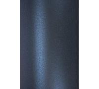 Netuno 50 hojas de papel nacarado color azul oscuro A5 148 x 210 mm 120 g Majestic Kings Blue perlado en ambas caras brillo para invitaciones bodas tarjetas origami folletos vales scrapbooking Navidad