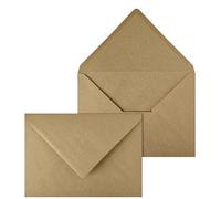 Netuno 50 sobres marrones kraft C5 162x229mm elegantes