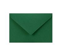 Netuno 500 mini sobres verdes oscuros DIN C7 85x120mm 115g Sirio Color Foglia pequeños engomados solapa puntiaguda sin ventana para invitaciones tarjetas dinero monedas regalos semillas botones joyas