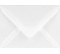 Netuno 500 sobres blanco B6 125 x 175 mm 110 g papel translúcido LumiStar sin ventana solapa puntiaguda sin engomado para invitaciones tarjetas eventos