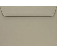 Netuno 500x sobres de color grises DIN C6 114x162mm 90g Burano Pietra solapa autoadhesiva recta sin ventana para invitaciones boda fiesta tarjetas felicitación Navidad cartas bautismo fotos bricolaje