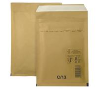 Netuno 50x sobres acolchados con burbujas de aire marrones DIN 13/C 170x225mm sobres de burbuja de aire autosellados reciclables resistentes al desgarro bolsa embalaje envíos postales tránsito ropas