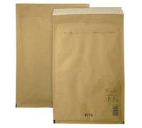 Netuno 50x sobres acolchados con burbujas de aire marrones DIN 16/F 240x350mm sobres de burbuja de aire autosellados reciclables resistentes al desgarro bolsa embalaje envíos postales tránsito ropas