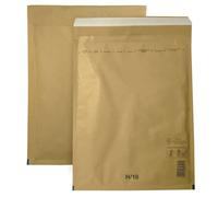 Netuno 50x sobres acolchados con burbujas de aire marrones DIN 18/H 290x370mm sobres de burbuja de aire autosellados reciclables resistentes al desgarro bolsa embalaje envíos postales tránsito ropas