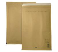 Netuno 50x sobres acolchados con burbujas de aire marrones DIN 19/I 320x455mm sobres de burbuja de aire autosellados reciclables resistentes al desgarro bolsa embalaje envíos postales tránsito ropas