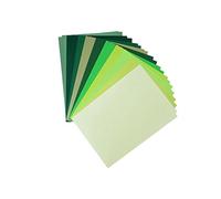 Netuno set de 20 hojas de papel creativo color verde en 10 variantes A5 148 x 210 mm de 120 a 360 g cartulina para manualidades scrapbooking tarjetas de felicitación invitaciones boda origami Navidad