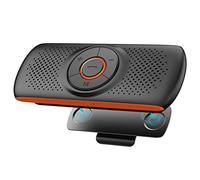 NETVIP Manos Libres Coche Bluetooth 4.2 con Siri y Google Assistant Kit de Coche Altavoz Inalámbrico para Visera Altavoz Inalámbrico Magnético Conexión de 2 teléfonos simultáneamente Apoyo Tarjeta TF