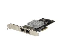 StarTech.com - Tarjeta de Red PCI Express con 2 Puertos 10GBase-T - Tarjeta de Red PCI-E de 10 Gb NBASE-T con Chipset X550