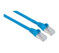 Network Parche Cable ,Cat6A ,30M, Azul, S/FTP, Lsoh / Lszh PVC ,No Enganchables,