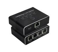 Network Splitter, Cable Splitter, Gigabit Ethernet Distribution, High-Speed Internet Splitter, 1-To-4 Ethernet Cable Splitter High-Speed Network Splitter for Home and Offices