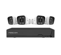 Netzwerkkameras FOSCAM FNA108E-B4-2T Aoberwachungskameraset 4 Kame NUEVO