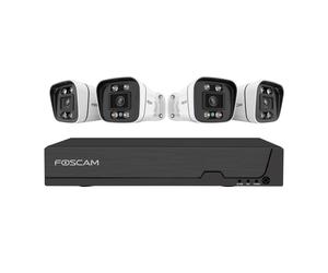 Netzwerkkameras FOSCAM FNA108E-B4-2T Aoberwachungskameraset 4 Kame NUEVO