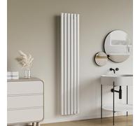 Radiador de panel nore de diseño monocapa tubular acero 180x36 cm - blanco [neu.haus]
