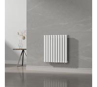 Radiador de panel nore de diseño monocapa tubular acero 60x60 cm - blanco [neu.haus]