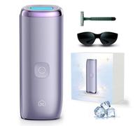 Neubutyan Dispositivo de depilación láser IPL para mujeres y hombres, refrigeración por hielo de zafiro 25J para depilación casi indolora, reducción visible del vello en 2 semanas, sensor de piel y