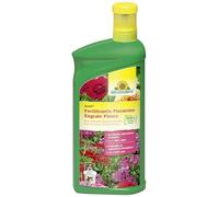 Neudorff Azet Fertilizante Floración - Abono líquido 100% orgánico y vegano para una floración abundante y duradera - Para geranios y plantas con flores, 1 L para 100 L