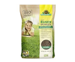Neudorff Azet - Fertilizante para césped (20 kg, para césped denso, verde, sin musgo ni malas hierbas)