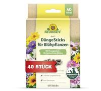Neudorff Azet - Varillas fertilizantes orgánicas para plantas con flores (40 unidades)