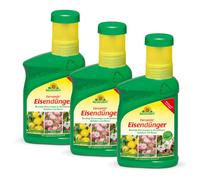 Neudorff Ferramina Fertilizante 3x 250ML Hojas Plantas Ornamentales Césped