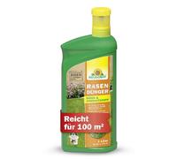 Neudorff Fertilizante para césped y musgo y malas hierbas. Fertilizante para césped con hierro y potasio que proporciona un césped denso, verde sin musgo ni malas hierbas, 1 litro para 100 m²