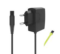 NEUE DAWN 15V 7.5W Cargador para afeitadora QP6510 HQ8505 PT860 PT920 PT927 PT923 RQ1185 RQ1175 HQ6830 HQ6827 HQ6825 HS8060 MG7770 HQ9 HQ/HS/RQ/AT/PT Series cable maquina de afeitar