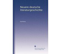 Neuere deutsche literaturgeschichte