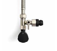 Neues Wasser Group Adaptador de Válvula de Cierre - Herramienta de Conexión de Agua Para Manguera En Forma de T, 3/8" Macho X 8 Mm X 3/8" Ut, Rosca Exterior Para Grifo Con Filtro de Agua