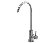 Neues Wasser Group Grifo Para Fregadero De Cocina - Grifo Unidireccional De Acero Inoxidable De 1/4", Grifo Giratorio De 360° Para Sistema De Filtro De Agua De Ósmosis Inversa