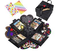 NEUFLY Caja Sorpresa Regalo, Creativo Caja Regalo DIY Álbum de Fotos Explosion Box para Cumpleaños Día de San Valentín Aniversario Navidad