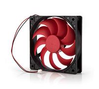 Neuftech 120x120mm Ventilador de CPU Cooling Cooler Fan para Caja de PC Ordenador 12V,Negro y Rojo