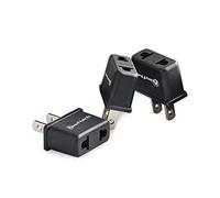 Neuftech 3X Adaptador de Enchufe de Viaje DE/UE en EEUU - Conector America, Canadá, Japón, China, México