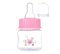 Neugeborenen-Babyflasche - 50ml Kleine Trinkflasche Mit Brustähnlichem Sauger | Tragbarer Weithals-Muttermilchbehälter, BPA-Freies Leichtes Fläschchen Für Säuglinge (Rosa/Blau/Grün)