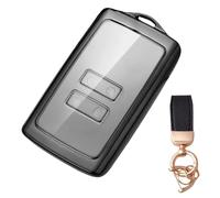 NEUHOO Accesorios de coche para Dacia Duster 3 2024-2025 Funda para llave y llavero, Dacia Carcasa de silicona para tarjeta de llave (Negro)