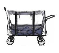 NEUJD Cubierta para Lluvia Plegable para Carro, Accesorios para Carrito con Dosel, Cubierta para Lluvia Transparente Plegable para Niños, Jardín Al Aire Libre, Vagón de Playa, Traje Transparente a Pru