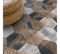 Neukids neukids - 100 baldosas de PVC autoadhesivas, aspecto de madera