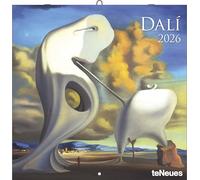NEUMANNVERLAGE - Dali 2026 Broschürenkalender, 30x30cm, Wandkalender mit ausgewählten Kunstwerken von Dli, internationalen Feiertagen und Mondphasen, viel Platz für Notizen
