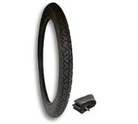 Neumático 2 1/4-17 compatible con Piaggio Ciao Vintage rueda neumático goma + cámara de aire TR4 moto