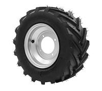 Neumático Aramox ATV, Neumático con Buje 16 X 6.50-8 Pulgadas Neumático de Instalación Integrada para ATV UTV Kart Farm Vehicle Lawn Mower