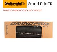 Neumático Continental Grand Prix TR Tubeless para Bicicleta de Carretera, Antipinchazos, 700x25C/28C/30C/32C, Color Negro Chili 28c black box set