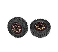 Neumático de aleación de 1.9 pulgadas de 6 radios con ruedas de latón de 100 g, pesos para AXIAL 1/10 SCX10 III Jeep CJ-7 SCX10 II Jeep Cherokee TRX4 Defender GMADE Komodo GMADE Sawback VATERRA K5