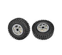Neumático de aleación de 1.9 pulgadas de 6 radios con ruedas de latón de 100 g, pesos para AXIAL 1/10 SCX10 III Jeep CJ-7 SCX10 II Jeep Cherokee TRX4 Defender GMADE Komodo Sawback VATERRA K5 Blazer