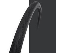 Neumático de bicicleta sólido de alto rendimiento 700x23C para ciclismo de carretera y engranaje fijo urbano (negro)