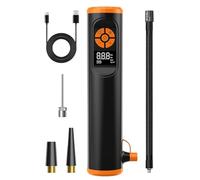 Neumático de bomba, cable recargable fuente de alimentación, alta precisión presión calibre adecuado para viajes esenciales, Electric Scooter Bike Float Inflator, Vehicle Maintenance Supplies