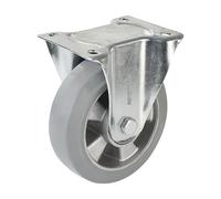 Neumático de caucho macizo elástico, gris Proroll, Ø de rueda x anchura 160 x 50 mm