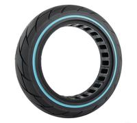 Neumático de goma sólida a prueba de pinchazos de 10 pulgadas para Ninebot F Series para scooters (azul)