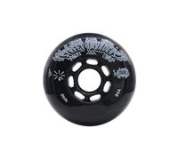 Neumático De Rueda Patinaje 8 Piezas for Ruedas Patines En Línea Para Patin(Black,76mm)