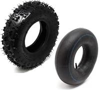 NEUMÁTICO DELANTERO RUEDA CUBIERTA GOMA CON CÁMARA DE AIRE MINI QUAD 4x10-6