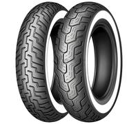 Neumático Dunlop D404 150/80-16 71H TL WW pared blanca delantero