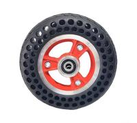 Neumático eléctrico de 7 pulgadas, scooter con silla de ruedas sólida, ruedas completas de 7 x 1 3/4 de alto, montaje de ycomb de 200 x 50 pulgadas, a prueba de pinchazos (rojo, 10 mm)
